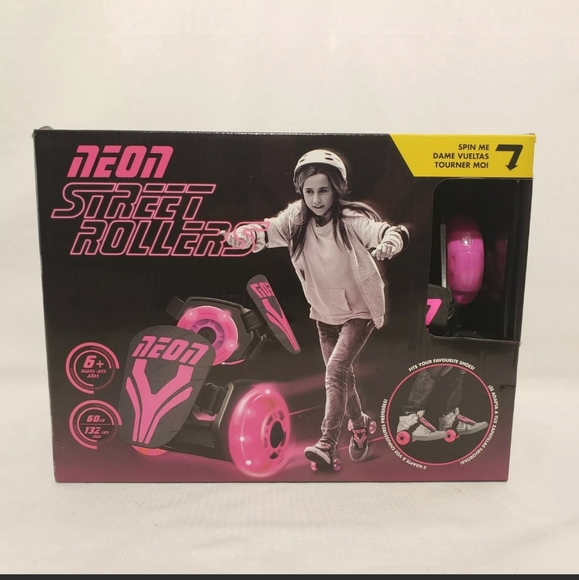 Yvolution Neon Street Rollers Neon Green & Neon Pink - Picture 8 of 12